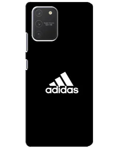 Чехол для Samsung Galaxy S10 Lite с картинкой «Черная классика Adidas»