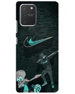 Чехол для Samsung Galaxy S10 Lite с картинкой «Спортивный арт Nike»