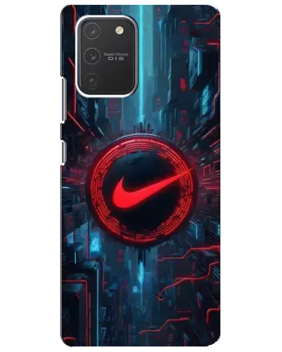 Чехол для Samsung Galaxy S10 Lite с картинкой «Техногенный стиль Nike» Чехол для Samsung Galaxy S10 Lite с картинкой «Техногенный стиль Nike»