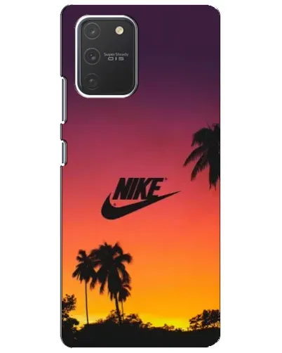 Чехол для Samsung Galaxy S10 Lite с картинкой «Nike на закате солнца» Чехол для Samsung Galaxy S10 Lite с картинкой «Nike на закате солнца»