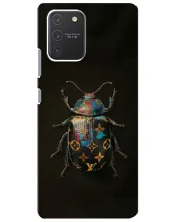 Чехол для Samsung Galaxy S10 Lite с картинкой «LV — мраморный принт»