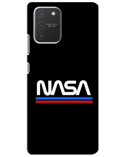 Чехол для Samsung Galaxy S10 Lite с картинкой «NASA — классика Red Blue»