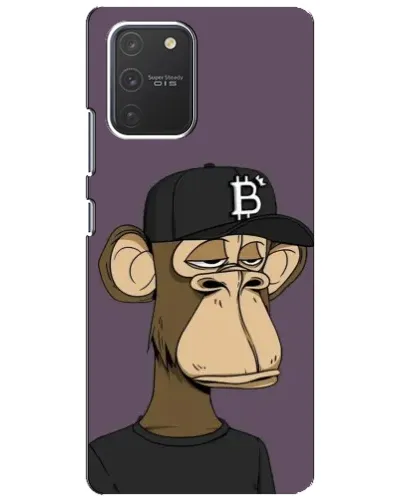 Чехол для Samsung Galaxy S10 Lite с картинкой «Bored Ape в кепке» Чехол для Samsung Galaxy S10 Lite с картинкой «Bored Ape в кепке»