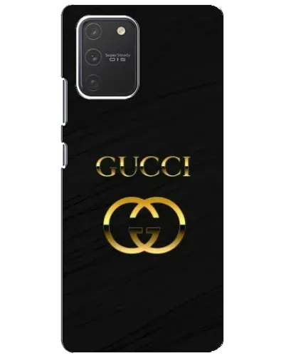 Чехол для Samsung Galaxy S10 Lite с картинкой «Золотой логотип Gucci»