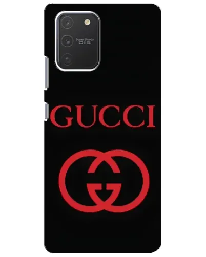 Чехол для Samsung Galaxy S10 Lite с картинкой «Gucci — красный логотип»