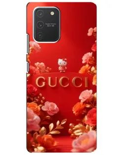 Чехол для Samsung Galaxy S10 Lite с картинкой «Gucci — золотой сад» Чехол для Samsung Galaxy S10 Lite с картинкой «Gucci — золотой сад»