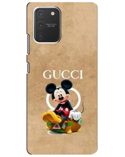 Чехол для Samsung Galaxy S10 Lite с картинкой «Микки Маус Gucci — крафт» Чехол для Samsung Galaxy S10 Lite с картинкой «Микки Маус Gucci — крафт»