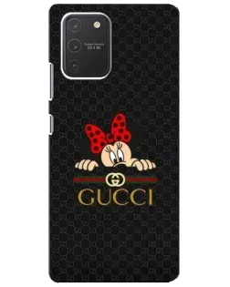 Чехол для Samsung Galaxy S10 Lite с картинкой «Минни Маус Gucci — черный» Чехол для Samsung Galaxy S10 Lite с картинкой «Минни Маус Gucci — черный»