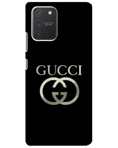 Чехол для Samsung Galaxy S10 Lite с картинкой «Gucci — золото на черном» Чехол для Samsung Galaxy S10 Lite с картинкой «Gucci — золото на черном»