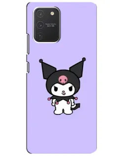 Чехол для Samsung Galaxy S10 Lite с картинкой «Kuromi — нежный фиолетовый»