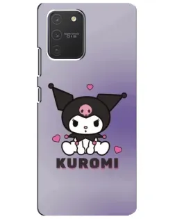 Чехол для Samsung Galaxy S10 Lite с картинкой «Kuromi — фиолетовый арт»