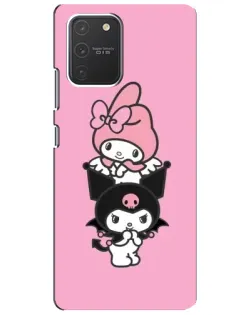 Чехол для Samsung Galaxy S10 Lite с картинкой «My Melody и Kuromi»