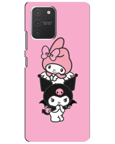 Чехол для Samsung Galaxy S10 Lite с картинкой «My Melody и Kuromi»