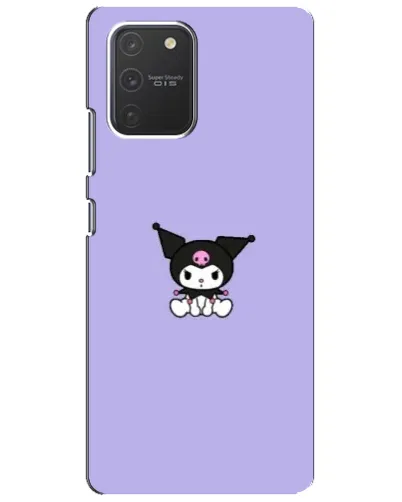 Чехол для Samsung Galaxy S10 Lite с картинкой «Kuromi — фиолетовый минимализм»