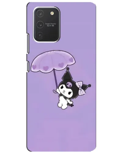 Чехол для Samsung Galaxy S10 Lite с картинкой «Kuromi с зонтиком»