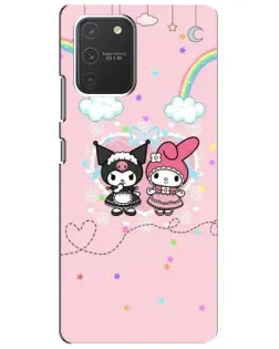 Чехол для Samsung Galaxy S10 Lite с картинкой «My Melody и Kuromi»