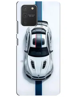 Чехол для Samsung Galaxy S10 Lite с картинкой «Вид сверху — BMW M» Чехол для Samsung Galaxy S10 Lite с картинкой «Вид сверху — BMW M»
