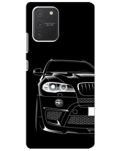 Чехол для Samsung Galaxy S10 Lite с картинкой «Темный силуэт BMW»