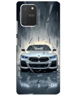 Чехол для Samsung Galaxy S10 Lite с картинкой «BMW в свете фар» Чехол для Samsung Galaxy S10 Lite с картинкой «BMW в свете фар»