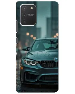 Чехол для Samsung Galaxy S10 Lite с картинкой «BMW в огнях города» Чехол для Samsung Galaxy S10 Lite с картинкой «BMW в огнях города»