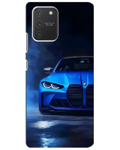 Чехол для Samsung Galaxy S10 Lite с картинкой «Голубая BMW M4»