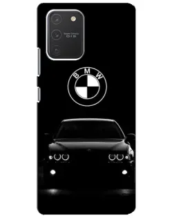 Чехол для Samsung Galaxy S10 Lite с картинкой «BMW — взгляд из темноты» Чехол для Samsung Galaxy S10 Lite с картинкой «BMW — взгляд из темноты»
