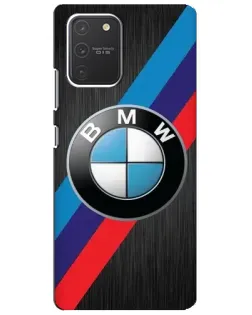 Чехол для Samsung Galaxy S10 Lite с картинкой «BMW M-stripes стиль» Чехол для Samsung Galaxy S10 Lite с картинкой «BMW M-stripes стиль»