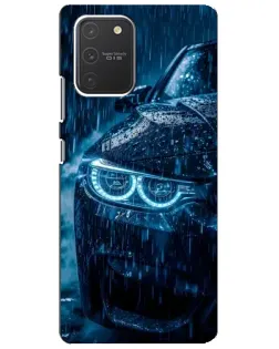 Чехол для Samsung Galaxy S10 Lite с картинкой «BMW под дождем» Чехол для Samsung Galaxy S10 Lite с картинкой «BMW под дождем»