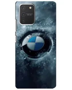 Чехол для Samsung Galaxy S10 Lite с картинкой «Логотип BMW — лед» Чехол для Samsung Galaxy S10 Lite с картинкой «Логотип BMW — лед»