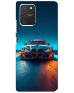 Чехол для Samsung Galaxy S10 Lite с картинкой «BMW — огни неона» Чехол для Samsung Galaxy S10 Lite с картинкой «BMW — огни неона»