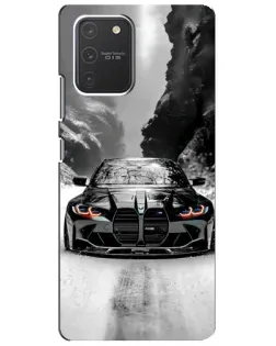 Чехол для Samsung Galaxy S10 Lite с картинкой «BMW — акварельный дрифт» Чехол для Samsung Galaxy S10 Lite с картинкой «BMW — акварельный дрифт»