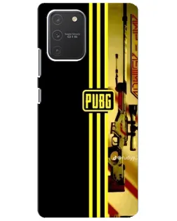 Чехол для Samsung Galaxy S10 Lite с картинкой «PUBG — камуфляжный шлем»