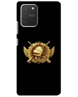 Чехол для Samsung Galaxy S10 Lite с картинкой «PUBG — оранжевый градиент»