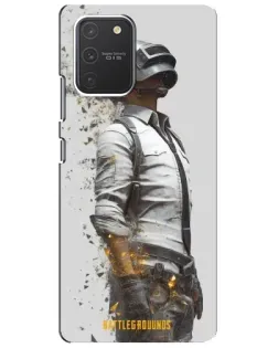 Чехол для Samsung Galaxy S10 Lite с картинкой «PUBG — боец в пыли»