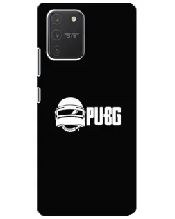 Чехол для Samsung Galaxy S10 Lite с картинкой «PUBG — классический лого»