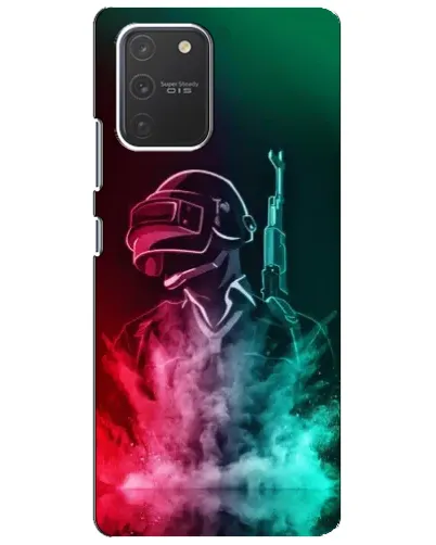 Чехол для Samsung Galaxy S10 Lite с картинкой «PUBG — огненный воин» Чехол для Samsung Galaxy S10 Lite с картинкой «PUBG — огненный воин»