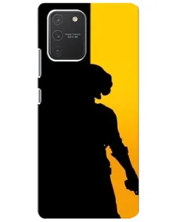 Чехол для Samsung Galaxy S10 Lite с картинкой «Тень воина PUBG»