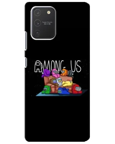 Чехол для Samsung Galaxy S10 Lite с картинкой «Логотип Among Us» Чехол для Samsung Galaxy S10 Lite с картинкой «Логотип Among Us»