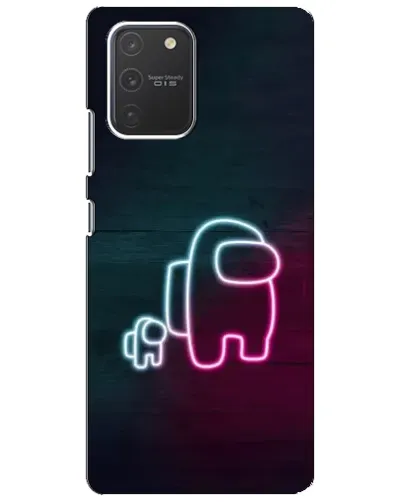 Чехол для Samsung Galaxy S10 Lite с картинкой «Among Us неон-арт» Чехол для Samsung Galaxy S10 Lite с картинкой «Among Us неон-арт»