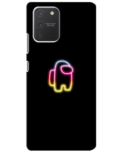 Чехол для Samsung Galaxy S10 Lite с картинкой «Among Us градиент» Чехол для Samsung Galaxy S10 Lite с картинкой «Among Us градиент»