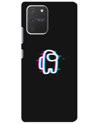 Чехол для Samsung Galaxy S10 Lite с картинкой «Among Us неон» Чехол для Samsung Galaxy S10 Lite с картинкой «Among Us неон»