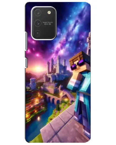 Чехол для Samsung Galaxy S10 Lite с картинкой «Стив и космос» Чехол для Samsung Galaxy S10 Lite с картинкой «Стив и космос»