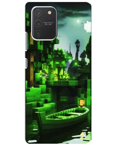 Чехол для Samsung Galaxy S10 Lite с картинкой «Minecraft лесной пейзаж» Чехол для Samsung Galaxy S10 Lite с картинкой «Minecraft лесной пейзаж»