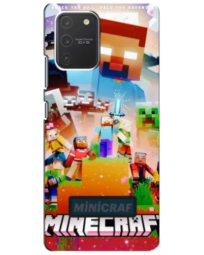 Чехол для Samsung Galaxy S10 Lite с картинкой «Minecraft герои игры» Чехол для Samsung Galaxy S10 Lite с картинкой «Minecraft герои игры»