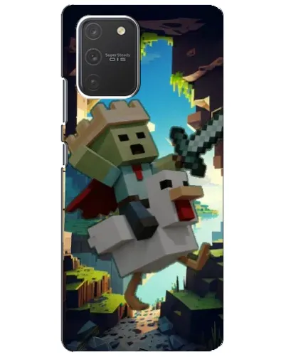 Чехол для Samsung Galaxy S10 Lite с картинкой «Стив и гусь» Чехол для Samsung Galaxy S10 Lite с картинкой «Стив и гусь»