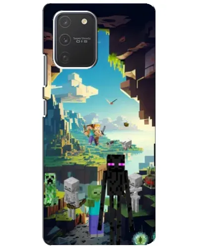 Чехол для Samsung Galaxy S10 Lite с картинкой «Эндермен в лесу» Чехол для Samsung Galaxy S10 Lite с картинкой «Эндермен в лесу»