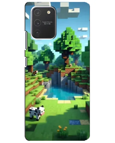 Чехол для Samsung Galaxy S10 Lite с картинкой «Minecraft летний день» Чехол для Samsung Galaxy S10 Lite с картинкой «Minecraft летний день»