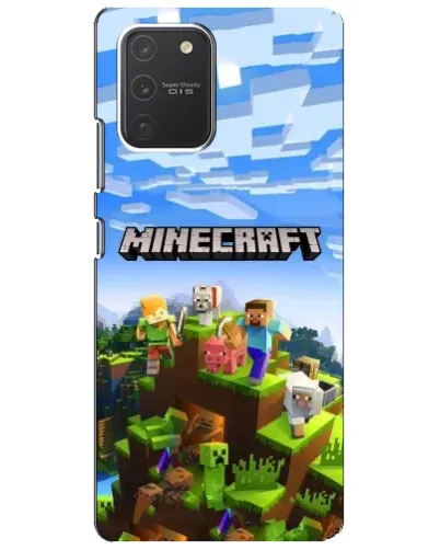 Чехол для Samsung Galaxy S10 Lite с картинкой «Minecraft классический мир» Чехол для Samsung Galaxy S10 Lite с картинкой «Minecraft классический мир»