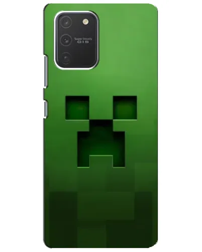 Чехол для Samsung Galaxy S10 Lite с картинкой «Крипер микро-дизайн» Чехол для Samsung Galaxy S10 Lite с картинкой «Крипер микро-дизайн»
