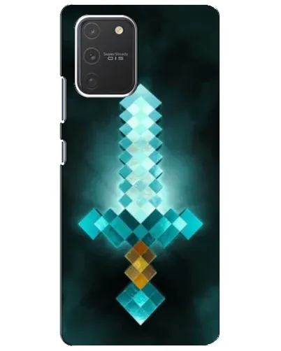 Чехол для Samsung Galaxy S10 Lite с картинкой «Алмазный меч неон» Чехол для Samsung Galaxy S10 Lite с картинкой «Алмазный меч неон»